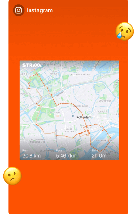 A plain Strava activity screenshot